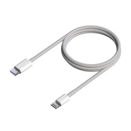 Aisens Cable USB 2.0 USB-C a Lightning PD 2A, 0.5m, Blanco